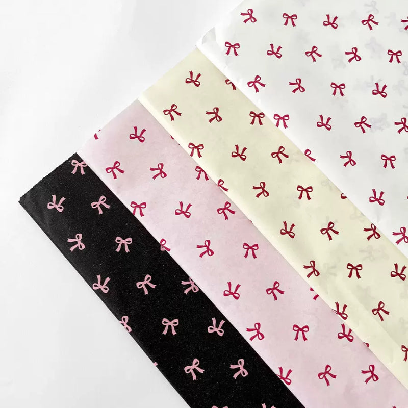 Bow Printed Gift Wrap Tissue Paper