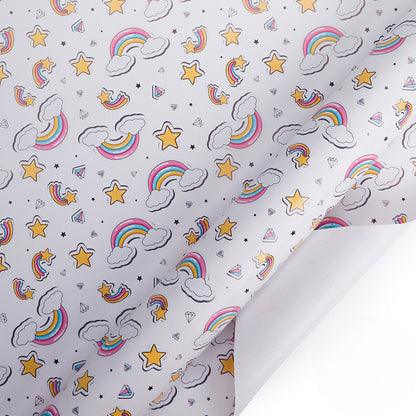 Unicorn Wrap Paper Cartoon Birthday Gift Box Wrapping Paper