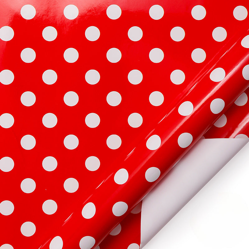 Polka Dot Stripes Love Holiday Gift Packing Paper Waterproof Wrap Paper