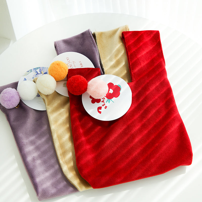 Reusable Velvet Gift Bags with Pack 10