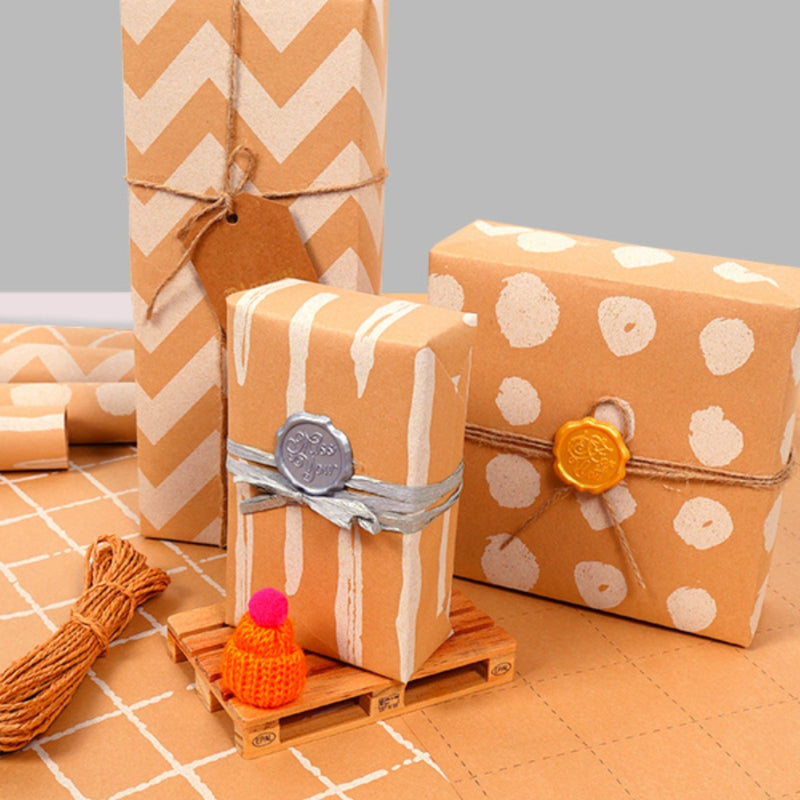 Vintage Gift Wrapping Paper Kraft Paper Business Gift Paper