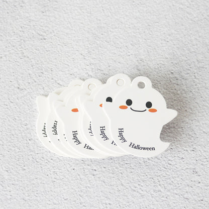 Halloween Tags Cute Pumpkin Ghost Blessing Tags Baking Gift Packaging Decoration Tags