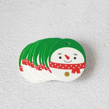 Étiquette de Noël Étiquette de bonhomme de neige Étiquette de père Noël Étiquette d'arbre de Noël Étiquettes d'emballage de cadeaux de pâtisserie Étiquettes de décoration