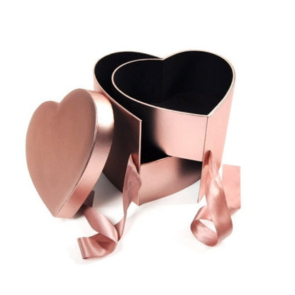 Pearlescent Double Layer Rotating Heart Gift Box