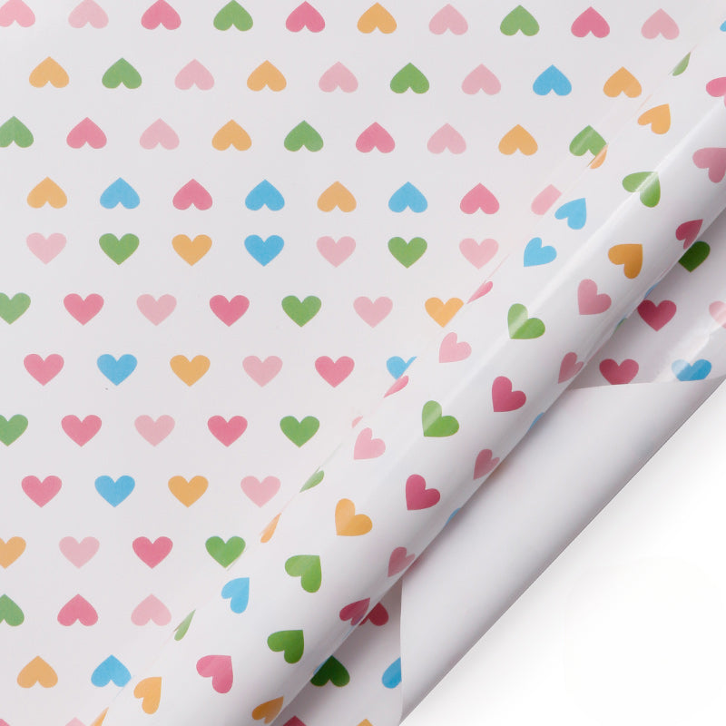 Polka Dot Stripes Love Holiday Gift Packing Paper Waterproof Wrap Paper