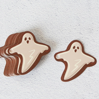 Halloween Tags Cute Pumpkin Ghost Blessing Tags Baking Gift Packaging Decoration Tags