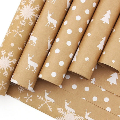 Christmas Large Size Wrapping Paper Holiday Gift Paper Birthday Gift Wrapping Kraft Paper