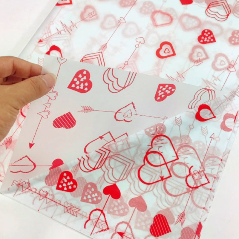 Valentine's Day Love Wrap Snow Pear Paper Flower Gift Wrapping Tissue Paper