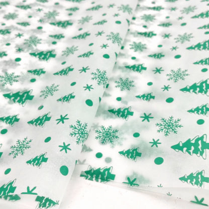 Christmas Tree Snow Pear Paper Holiday Gift Wrapping Paper Tissue Paper