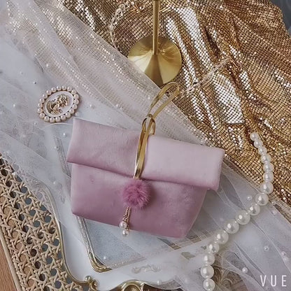 Velvet Candy Bags Wedding Party Handle Gift Bags Pack 10